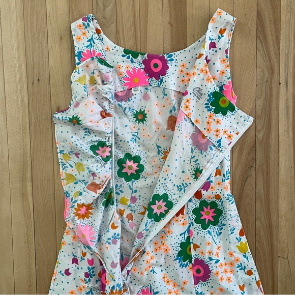 Vtg 60s-70s Bright Colorful Floral Psychedelic Hippie Dress - Sz XS-S. - Picture 6 of 14